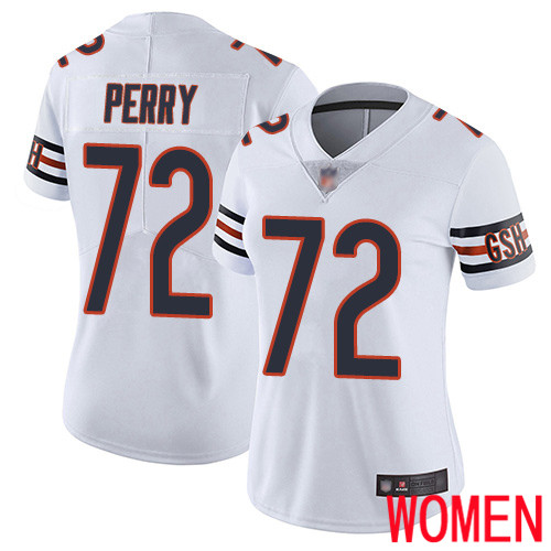 Chicago Bears Limited White Women William Perry Road Jersey NFL Football 72 Vapor Untouchable